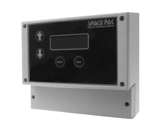 SPACEPAK SYSTEM INTERFACE CONTROL - SSIC Takes Inputs from up to 5 Air Handlers Outputs: Boiler, Chiller Enable, Chiller Reversing Valve, Pump Air Handlers Receive