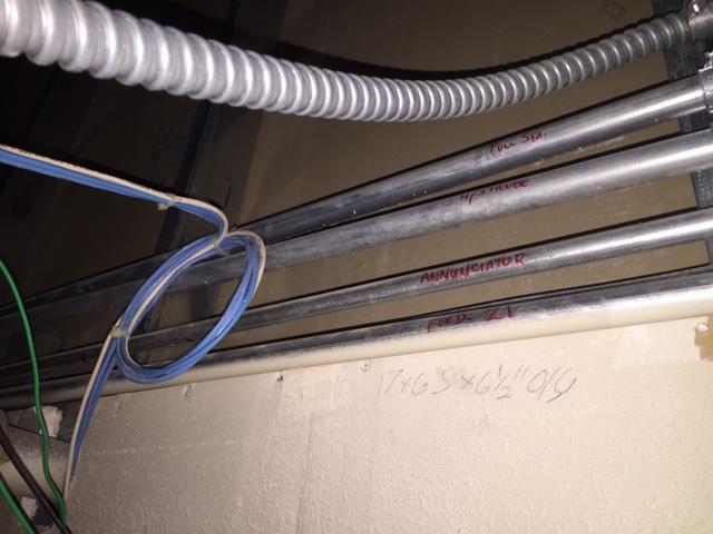 Conduit, enclosure, and wiring appear to be in good