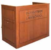 Custom Lecterns MLFP-56 Custom This Flat Panel Style lectern rotates 180 and will stop at 45 increments.