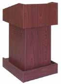 Quick Ship Lecterns Orders ship in 10-30 days ELCO -35 Wild Melamine The lectern shown
