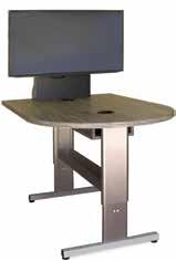 Custom Video Conference Tables & Mobile Video Display Carts Height Adjust Video Conference Tables