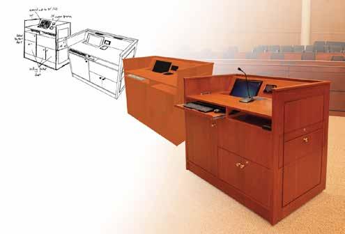 MARSHALL FURNITURE, INC. Courtroom Technology Furniture About Us 30 Years of Architectural Design/Build Experience Marshall Furniture has been building courtroom technology furniture for 30 years.