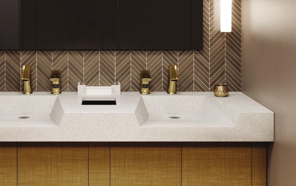 Customization Your vision. Your sinks. We believe sinks should enhance your restroom design vision, not limit it.