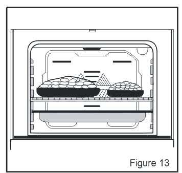 OVEN FUNCTION CONTROLS You can start the defrost operation by putting the frozen food into oven and bringing the function control knob to the indicated mark.