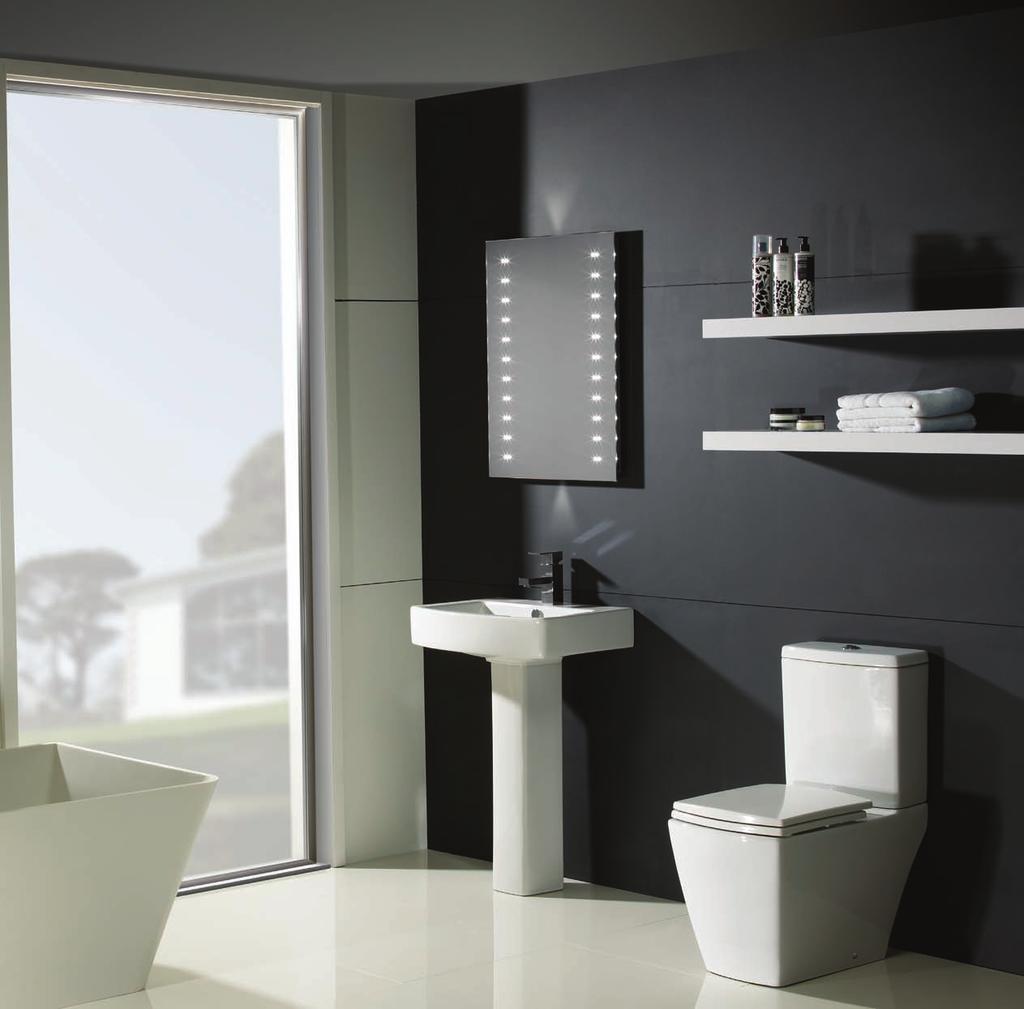 TETRA With its bold, geometric styling and strong clean lines, Tetra embodies the current trend in sanitaryware and remains effortlessly cool.