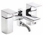 00 LIFT Basin Mixer with Click Waste Bath Filler Bath Shower Mixer 122 180 180 143 143 153 62