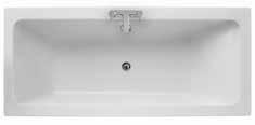 93 Alto For more luxury options, please refer to our Luxury Bathing Collection, please see plumbcenter.co.uk for further details. A47266 Alto Double Ended 1700x70mm No Tap Hole Bath 189.