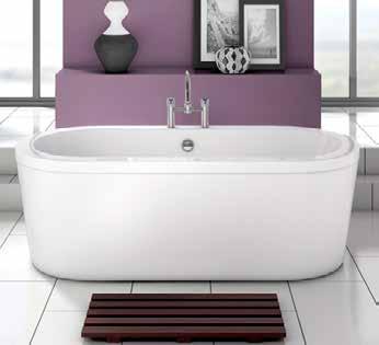 81 Please note: Waste and overflow included D60114 Floor Standing Bath/Shower