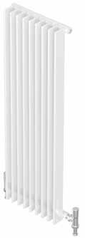 Decorative Column This traditional, column style radiator has a white gloss painted finish giving an elegant appeal. 20483 Center Column 1802mm x 294mm 2 Column.
