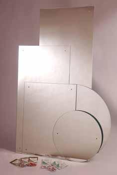 74 E12089 Drilled Mirror 4mm Float Glass 90 X 60cm 33.