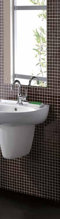 Modern Twyford Galerie Multiplicity. Galerie provides a flexible solution for all homes including a large selection of washbasins and WC options. OPTIONS B1926 60mm 1 Tap Hole Basin 124.