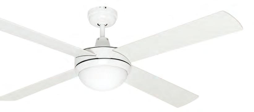 SWIFT 1400 4 blade ceiling fan in 316 stainless