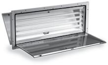 VAPOR / DUST PROOF: 240 SERIES UL & ETL listed for U.S. and Canada Listed for wet locations Front access fixture for hazardous locations Hinged front door frame Sturdy 20 Ga.