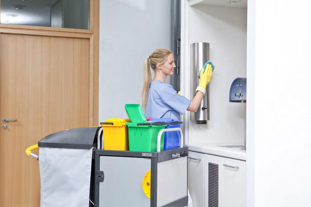 textiles are pre-mostioned with solution ergonomic working as no wringing is required 1 4 2 3 1 2 Stack cloths in the bucket after washing without folding.