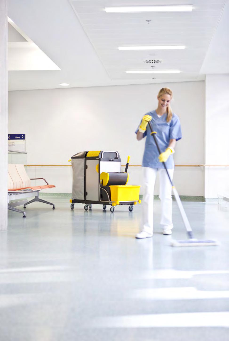 Equipe Cleaning trolleys Equipe Wards Sick rooms Public areas Public areas day rooms canteens administration areas