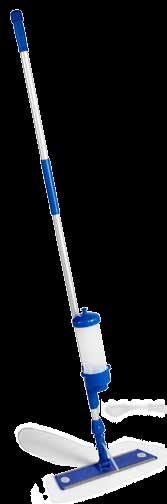 QUICK CHANGE MOP SYSTEM Total Mop bucketless cleaning system complete blue with 22 oz.
