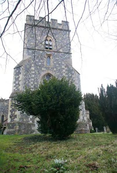 2E 2F One or more bushes may be growing in churchyards