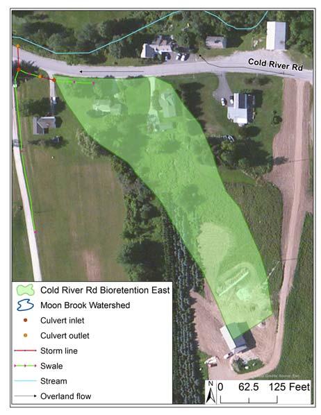 Bioretention Cold River Rd Bioretention East / Create new bioretention in northwest corner of