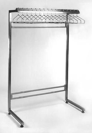 Gowning Racks These racks are designed for efficient storage of