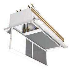 Wings & Casings Exposed Installation Hides Services Improves Air Pattern In cases where the beams are installed without a suspended ceiling, it is important to use wings or a casing to ensure that