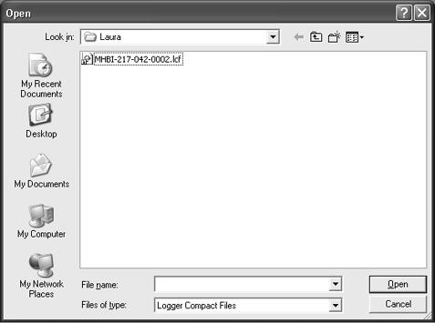 lrf file that is generated by the logger, without the need to communicate with the logger.