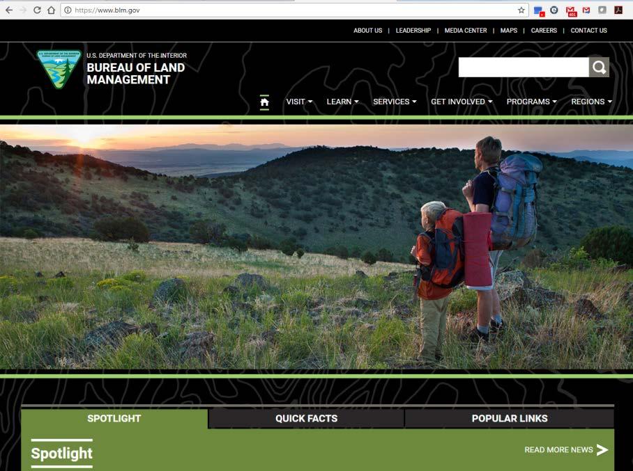 For More Information New National BLM Website New Mexico RMPs