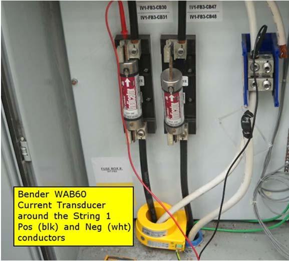 12 Method 1: Residual current measurements With alarm Installed at inverter entrance on positive and negative feeder circuits Effect: Major increase in the sensitivity and flexibility of ground fault