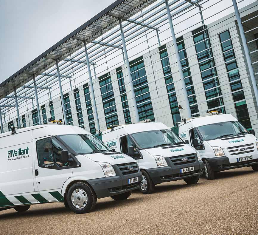 The Vaillant service standard The Vaillant service standard Service and support Straightforward delivery We will deliver your renewable system anywhere you want, be it directly to the site or to the