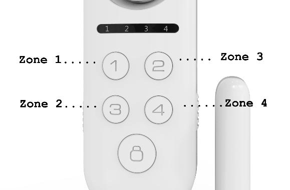 7.2 Delete Remote Control 1) Long press the button on main panel, till the 4 LED indicator light on, indicates the main panel is under learning status. 2) Release pressing.