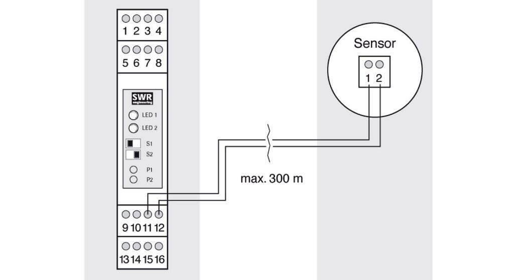 4. Electrical Connection The connection of the sensor and transmitter has to be carried out according to fig. 9 and 10.