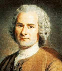 Rousseau opposed the theater which was Voltaire's lifeblood,