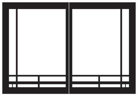 set. Screens, Frames, and Doors are available in Matte Black only.