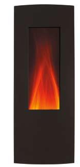 WM Series Incandescent Light with heater and Fan ingenuity WM-41 Vertical Convex Electric Fireplace WM-41 specifications WM Series Vertical Convex Fireplace Features Crystal Black glass face