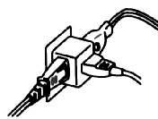 Do not use multiple socket as shown below Do not plug in