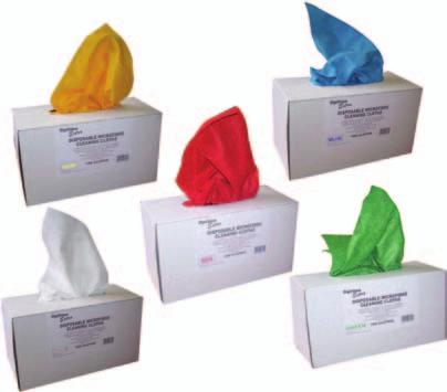 Supplied in handy dispenser boxes for hygienic storage. High performance Virtually lint free.