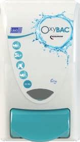Deb Stoko OxyBAC Foam Wash Kills 99.9% of bacteria.