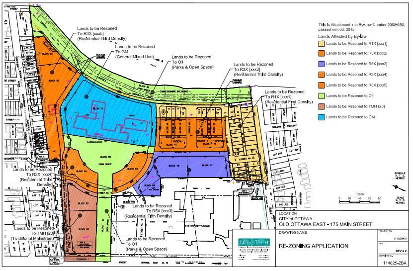 Residential Fifth Density, Subzone B, Exception 1853, holding zone/ Open Space, Subzone 1, Exception 1853, holding zone (R5B[1853] h/01[1853]-h); Residential Fifth Zone, Subzone B, Exception 1854,