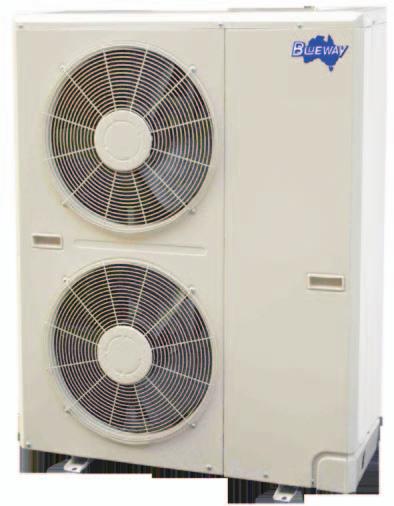 indoor unit and indoor heating terminals ( under floor heater, radiator, domestic hot water tank, fan coil unit) No extra