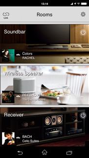 CONTROL AT YOUR FINGERTIPS The free MusicCast app puts control of your sound bar in the palm of your hand.