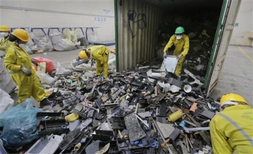 "A lot of e-waste is shipped to these countries in order to get rid of it," said Ruediger Kuehr, the executive secretary of Solving the E-Waste Problem, a Germany-based organization coordinated by