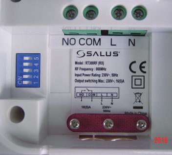 The Receiver should be mounted in a location where it will not come into contact with water, moisture or condensation.