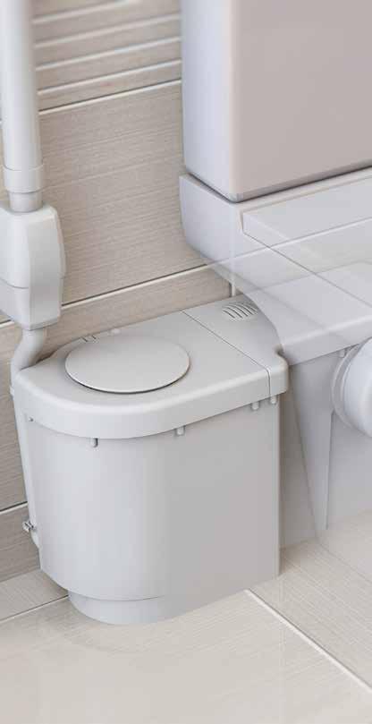 Wasteflo WC 1, 2 and 3 Macerators All Wasteflo macerators are designed to be super slim.