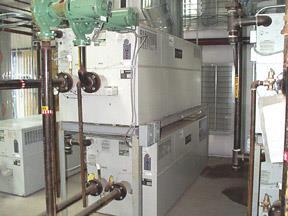 Greenhouse Heating Boilers Water tube boilers: Water runs through tubes or thin plates (fins) / gasses surround tubes (chamber is