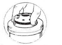 Fig. 5 Remove the motor unit and o-ring from the pump housing into the plumbing line. Do not sweat the housing into the plumbing line with the motor or o-ring attached.