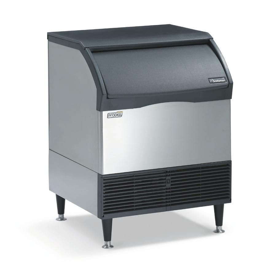 Fisher Catalog No. 09 540 118 300 lb Self-contained Ice Machine Prodigy Undercounter Cuber with Storage 4 Hour Volume Production Air Cooled ARI 50/114 17/99 09 540 118 Protect Your Equipment!