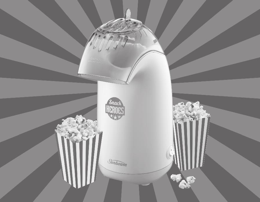 Snack Heroes Popcorn Maker Instruction Booklet CP4500A Please