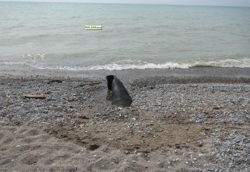 safety with removal of steel culverts currently on the beach