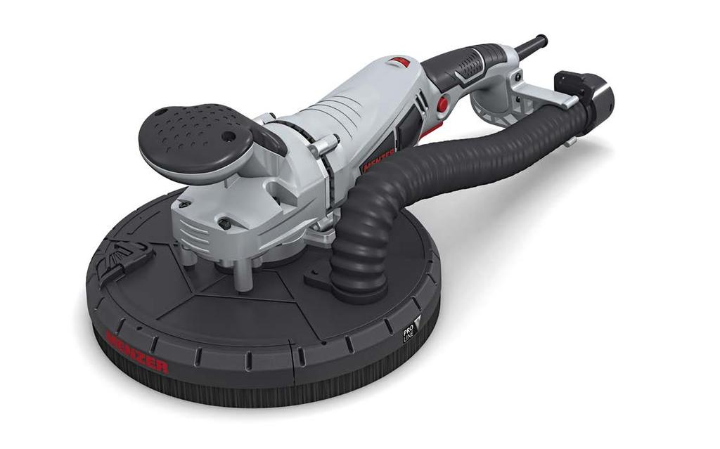 TBS 225 PRO The drywall sander MENZER TBS 225 PRO is particularly light yet, at the same time, extremely powerful.