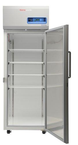 Forced-air circulation for temperature uniformity and fast temperature recovery Non-invasive defrost with time and temperature guided cycle Quiet operation at just 52 dba Four 2" casters for easy