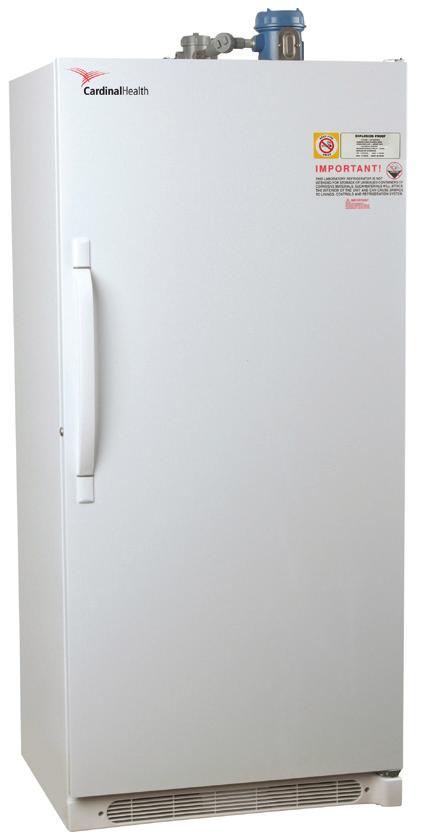Spark-free laboratory refrigerators and freezers Select series Spark-free interior and exteriors reduce the risk of explosion All models are manual defrost Tough white exterior CFC- and HCFC-free